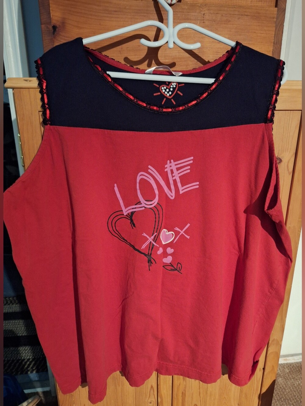 Intimates Plus Size Multi Color Love Tank Top Size 5X